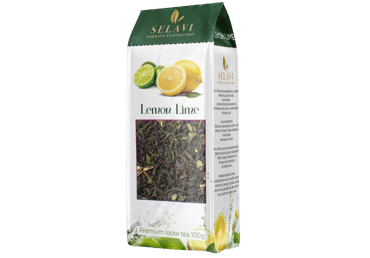 Roheline tee SELAVI sidrun-laim 100g
