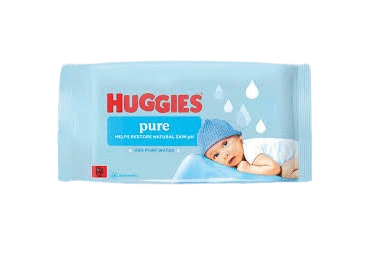 Niisked salvrätikud HUGGIES Pure 48tk