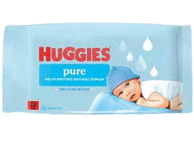 Niisked salvrätikud HUGGIES Pure 48tk