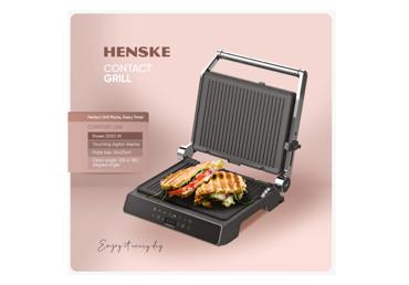 Eemaldatav kontaktgrill HENSKE ZM-8012B - 1