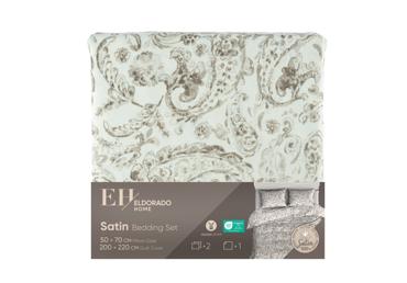 Satiinvoodipesu kmpl 200x220/2x50x70cm