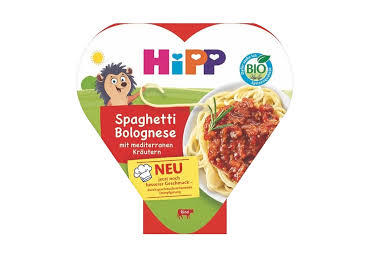 Öko spagetid Bolognese HIPP 250g 12k