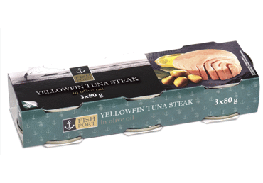 Tuunikala steik oliivõlis, FP, 3x80g