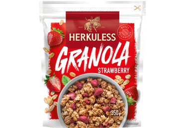 Müsli maasikatega Granola HERKULESS 350g