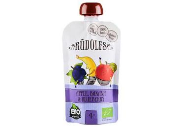 Püree õun.ban.mustika RUDOLFS 110g 4k