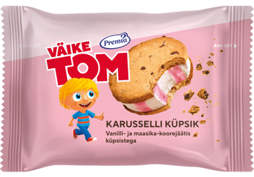 Küpsisejäätis karusseli VÄIKE TOM, 75g