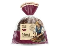 Viilutatud must leib WELL DONE, 375g
