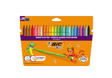 Viltpliiatsid BIC Kids 24värvi