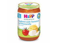 Spagetid tomat.mozzarel.HIPP 220g 8k