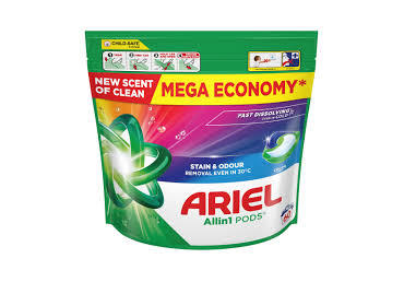 Pesukapslid ARIEL Color, 60pk