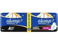 Hüg.sidemed ALWAYS Maxi Night S4 14tk