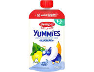 Püree SEMPER Yummies mustik.120g 12k