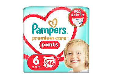 Püksmähkmed PAMPERS PC S6 13-19kg 46tk