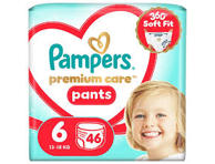 Püksmähkmed PAMPERS PC S6 13-19kg 46tk