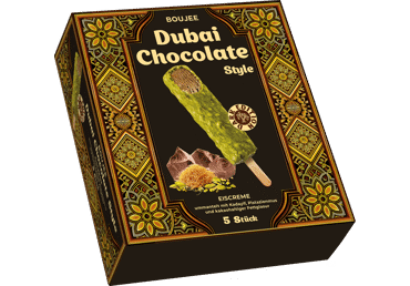 Jäätis BOUJEE Dubai dark edition,5x45g