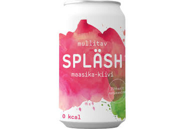 Gaseerit.vesi SPLÄSH maasika-kiivi 330ml