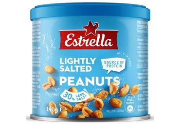 Kergelt.sool.röst.maapähkl.ESTRELLA 140g