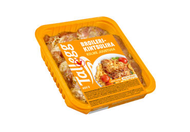 Broilerikintsuliha kolme juustuga, 400g