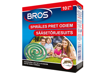 Sääsetõrjespiraal BROS 10tk - 1