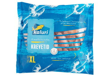 Külm.koor-ta krevetid KALURI 70/90 400g