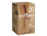N.põlvikud POMPEA Classic 20d ambrato 2p