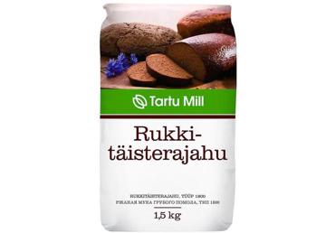 Rukkitäisterajahu TARTU MILL 1,5kg - 2