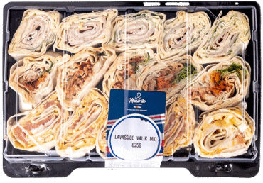 Lavaširullide valik 625g