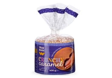 Vahvlid karamellikreemiga WELL DONE 400g
