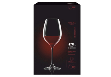 Veinipokaalid AURORA Moments 470ml 4tk - 1