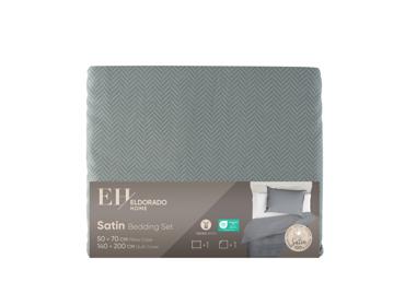 Satiinvoodipesu kmpl 140x200/50x70cm