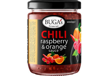 Tšilli-vaarika-apelsinikaste BUGA'S 170g